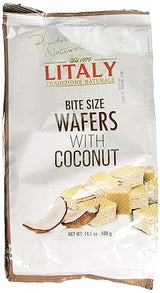 Litaly Bite Size Wafers with Coconut, 14.1 Ounce