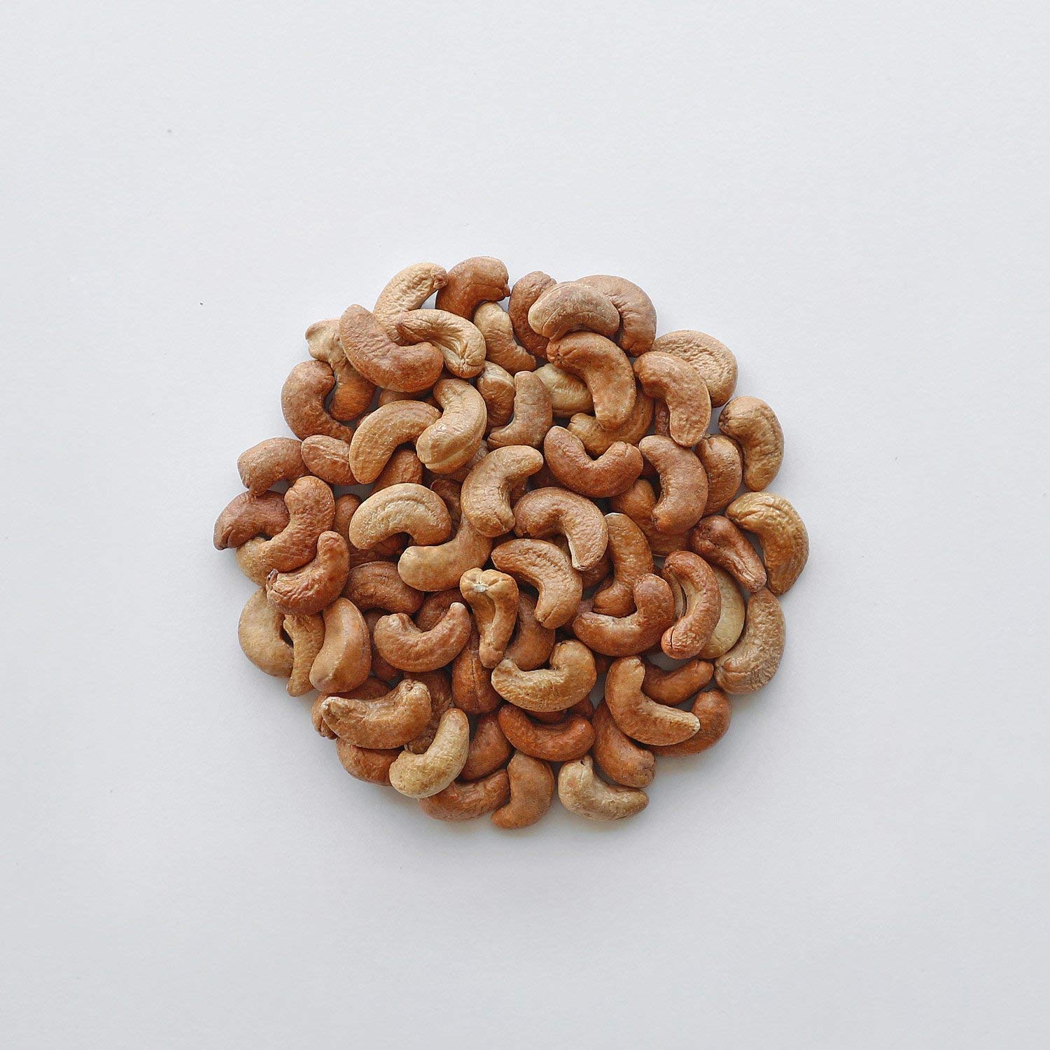 Dry Roasted Dark Cashews with Himalayan Salt (2 Lbs) - Dark Oven Roasted and Salted to Perfection in Small Batches for Added Freshness - Super Crunchy