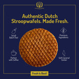 Dutch Waffle Company Stroopwafels, Classic Caramel Filled Dutch Waffle Cookies, 32 Count (4 x 8-Count), Authentic Holland Style