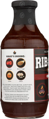 Rib Rack BBQ Sauce Original 19 Oz (Pack of 2)