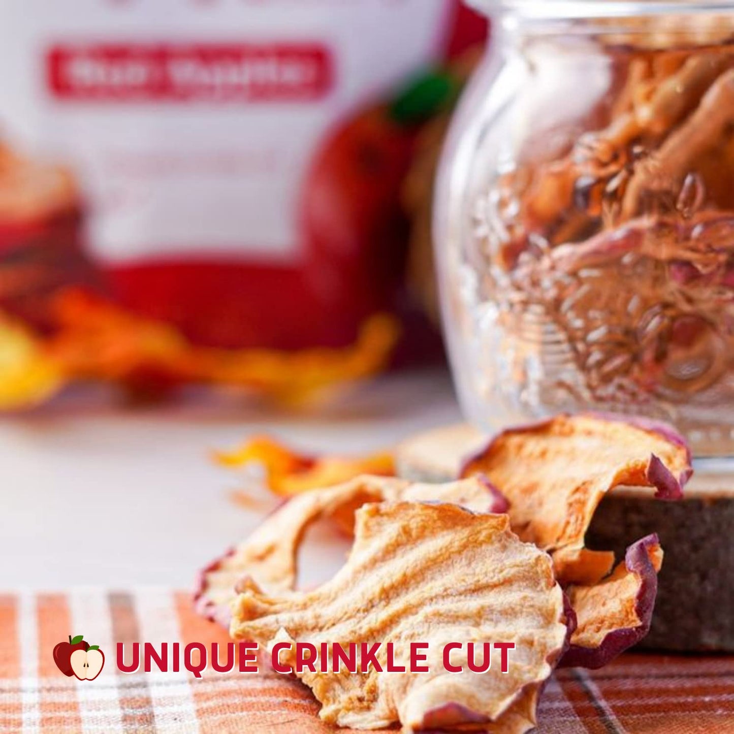 Simple Slices Gourmet Nut Baked Apple Chips (Red Apple, 0.75 Ounce (Pack of 8 Bag))