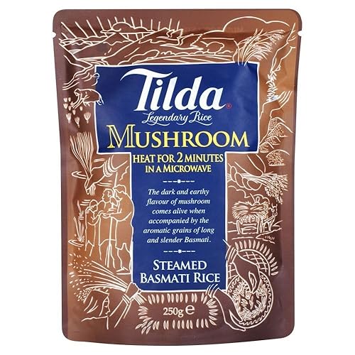 Tilda Steamed Basmati Rice Mushroom (250g) - Pack of 6