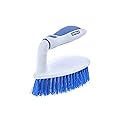 Superio Grout Brush, Dish Brush, Shower Scrubber Cleaning Brush, Stiff Bristles, Comfort Grip Handle, Blue Brush Cleaner for Kitchen, Bathroom