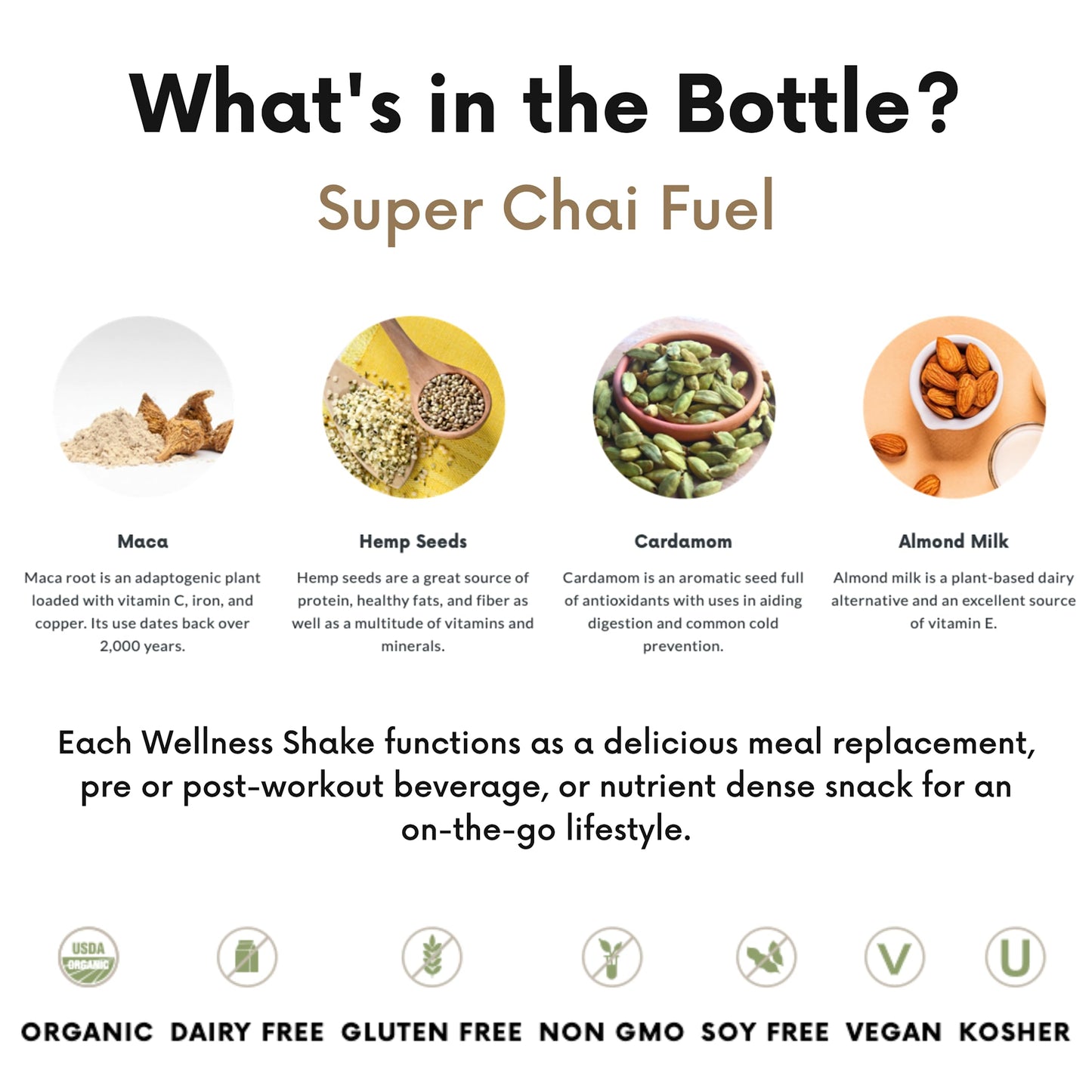 Remedy Organics Protein | Super Chai Fuel | Plant Based Protein Shakes, Ready To Drink | USDA Organic, Gluten Free, Dairy Free, Soy Free