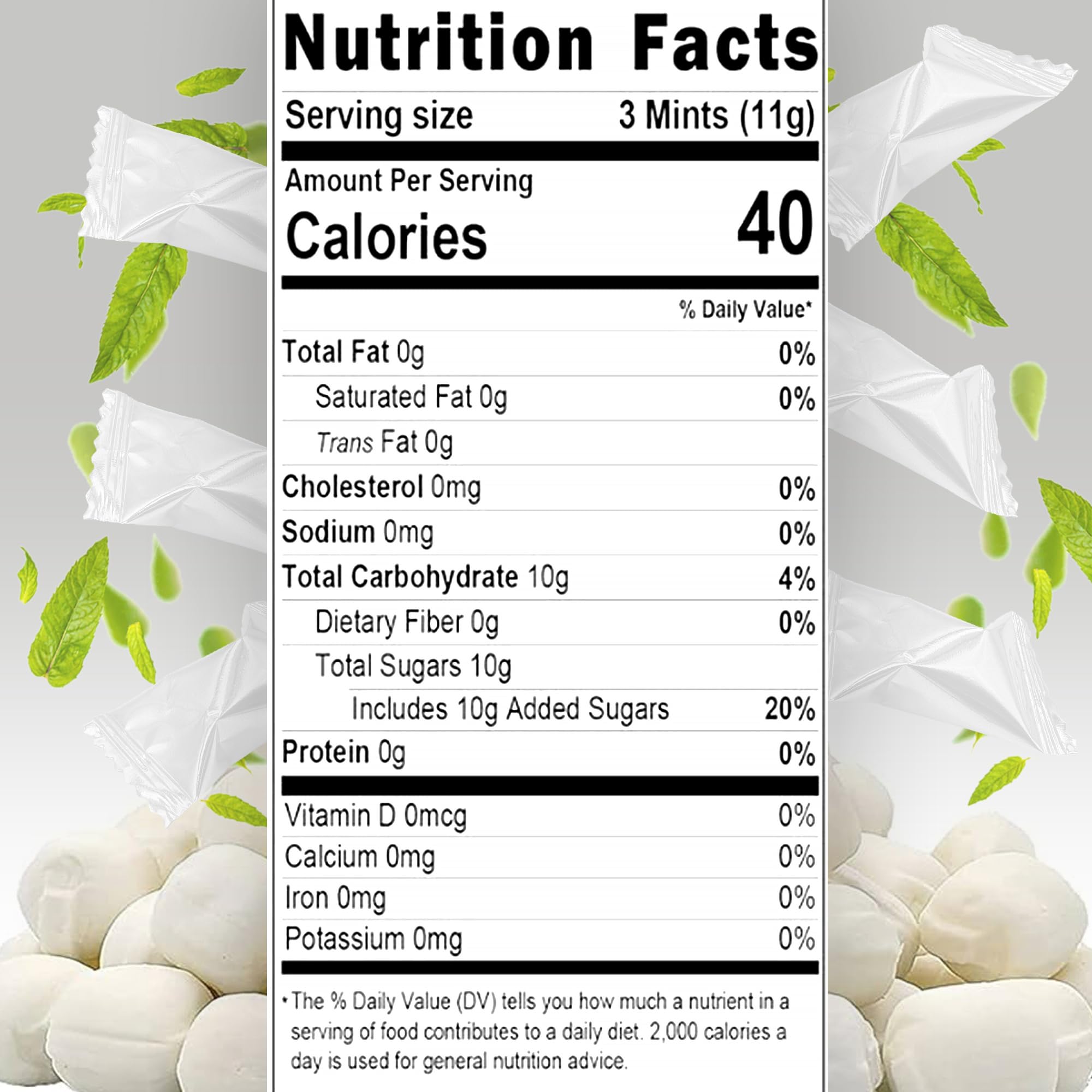 White Buttermints - 100 Count - Butter Mints Individually Wrapped - Wedding Mints - Perfect For Engagement Parties, Bridal Shower, Rehearsal Dinners
