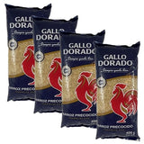 Gallo Dorado - Parboiled Rice - Arroz Precocido 400G (Pack of 4)