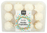 365 by Whole Foods Market, Two-Bite Vanilla Cupcakes, 10.5 oz, Frozen