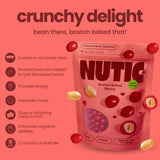 Nutic Boston Baked Beans Candy - 2 Lb | Coated Peanuts in Bulk | Vintage Candy Bar Treats | Ideal Movie Theatre Snacks & Souvenir Gifts |