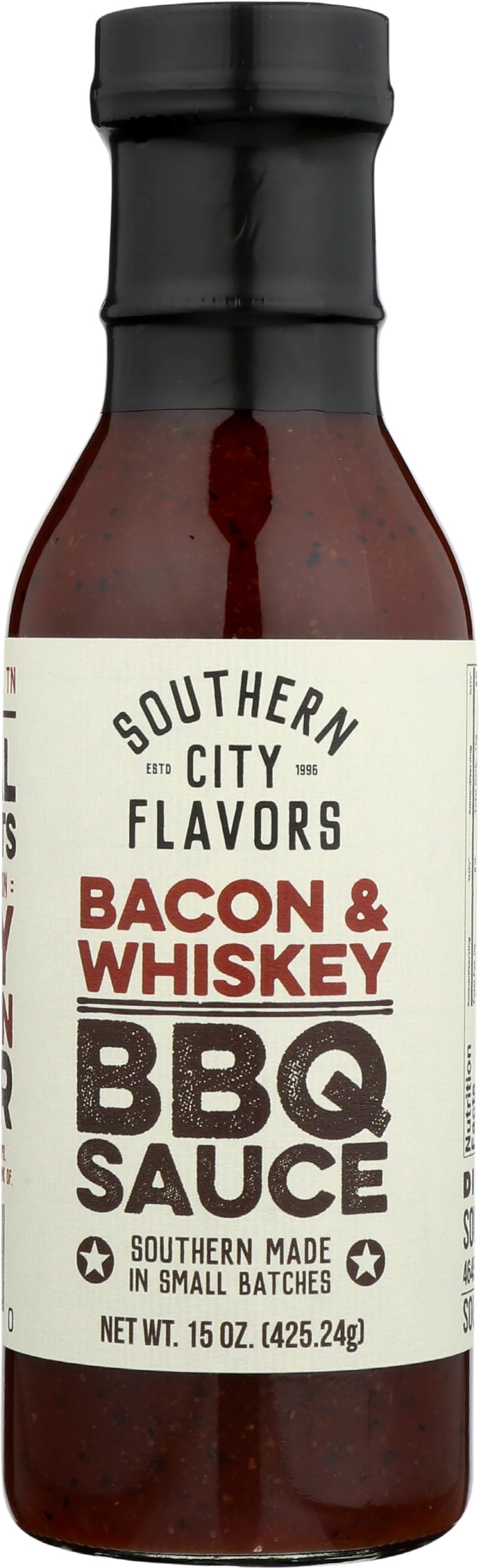 Southern City Flavors, Grillng Sauce Bourbon Bacon, 15 Ounce