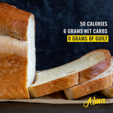 Alma Baking Bread - Low Carb, Low Glycemic, Keto Friendly, Low Calorie, Sugar Free - Sliced Loaf Sandwich Bread (Traditional, 14 Ounces (Pack of 3))