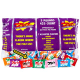 ZOTZ Fizzy Sour Candy Bulk - Retro Italian Hard Candy Individually Wrapped - Classic Nostalgic Assorted Flavors Cherry, Watermelon, Strawberry, Blue