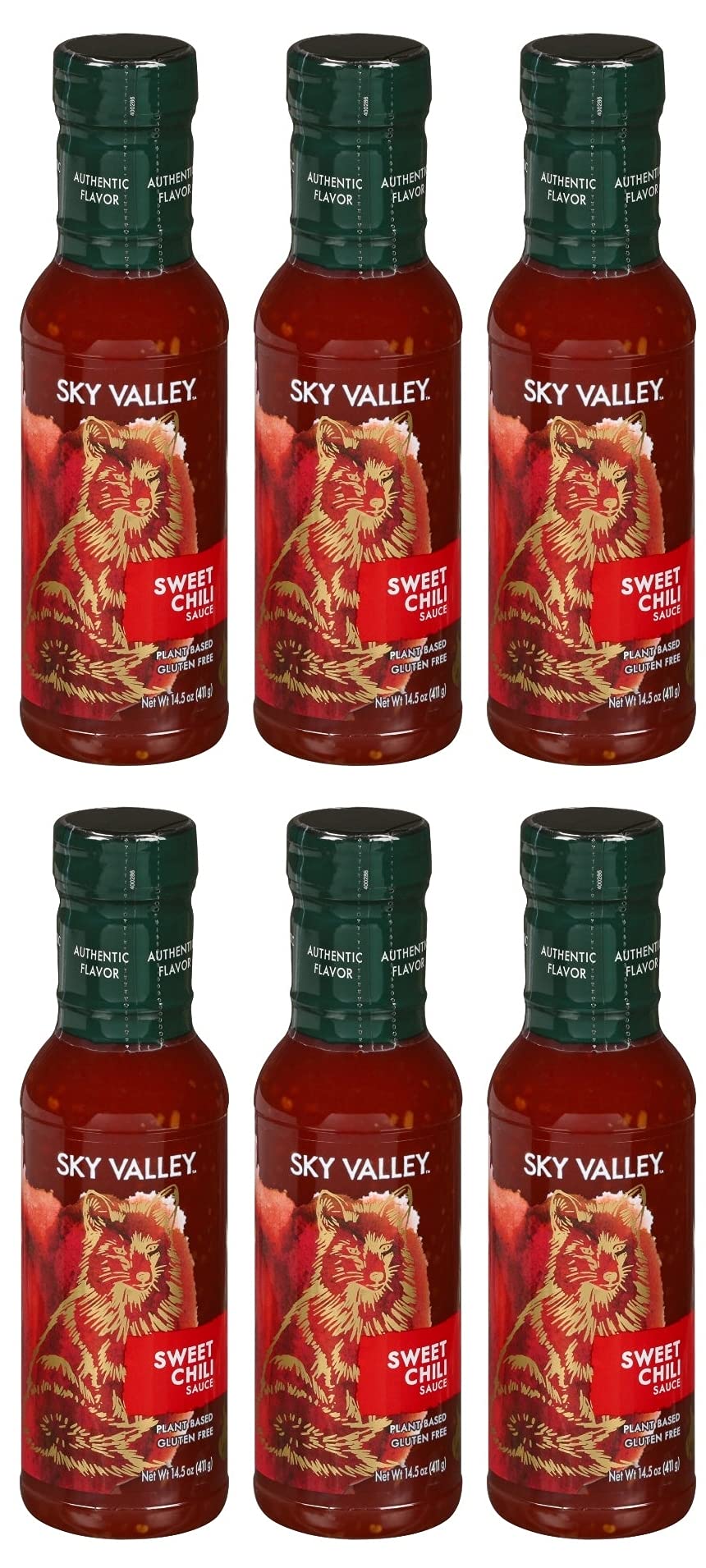 Sky Valley Sweet Chili Sauce - Mild Heat, Thai Sweet Chili Sauce, Used as Eggroll Sauce or Spring Roll Dipping Sauce, Gluten-Free, Non-GMO Verified