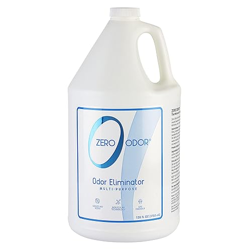 Zero Odor Multi-Purpose Odor Eliminator, Air and Surface Odor Remover for Home, Bathroom, Kitchen, and Closet, Refill, 128 oz