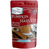 Mom's Place Gluten-Free Pumpkin Harvest Muffin & Bread Mix, Nut-Free, Soy Free & Dairy Free, 12 Servings, 12.5 oz