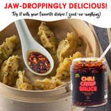 SAUCE UP Extra Spicy Chili Crisp Sauce - 2 Pack (6oz Each) | Spicy, Savory, Sweet & Crunchy Umami Chili Oil | 13+ Superfoods | Vegan, Keto