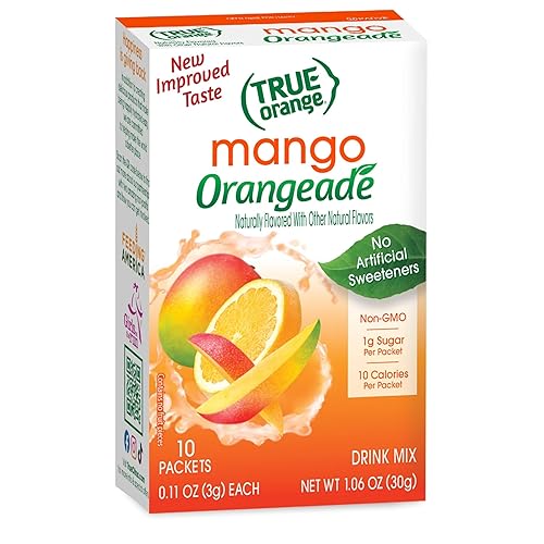 True Citrus Orange, Mango, 1.06 Oz, (Pack of 10- 0.11 oz each)