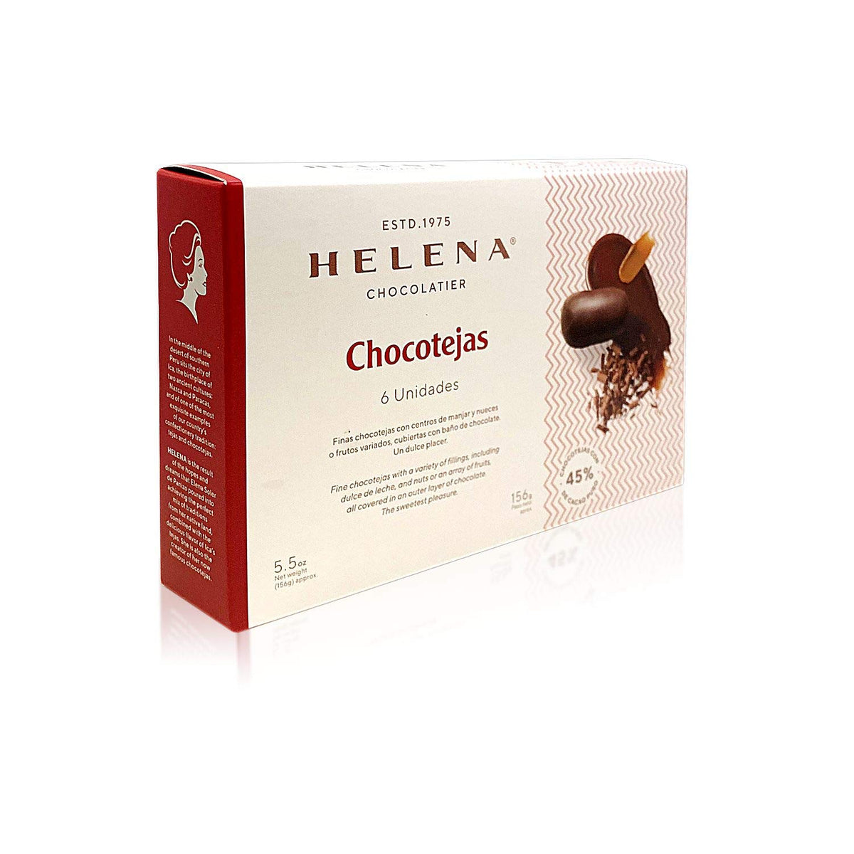 HELENA CHOCOTEJAS CIRUELA PASA - GUINDÓN - Prune 26 g - 6 Pack