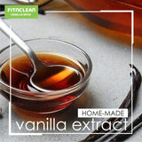 16oz Tahitian Vanilla Beans Grade A. 6"-7" Bulk for Extract, Cooking and Baking by FITNCLEAN VANILLA| 1Lb Fresh Gourment Natural NON-GMO Whole Pods