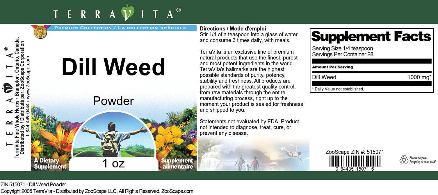 Dill Weed Powder (1 oz, ZIN: 515071) - 3 Pack