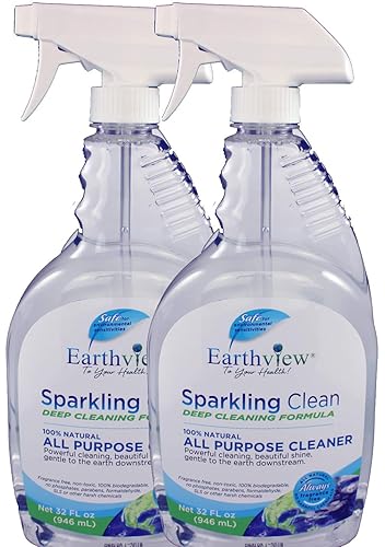 Earthview All Purpose Cleaner Fragrance Free 2 pk/ 32 oz- Designed for Environmental Sensitivities (MCS, EI, MI)