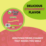 Sapo's Miches Chamoy Rim Dip - Tamarind Candy Sauce for Drinks, Micheladas & Cocktails, 8 oz (Strawberry)