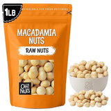 Oh! Nuts Raw Macadamia Nuts - Macadamia Nuts Unsalted - Jumbo Macadamia - 1 lb - 100% Natural Snack