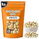 Oh! Nuts Raw Macadamia Nuts - Macadamia Nuts Unsalted - Jumbo Macadamia - 1 lb - 100% Natural Snack