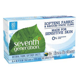 Seventh Generation Free & Clear Fabric Softner Sheets (12x80 CT)- 1 Pack