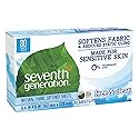 Seventh Generation Free & Clear Fabric Softner Sheets (12x80 CT)- 1 Pack