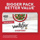Vanity Fair Everyday Paper Napkins, 400 Count, Disposable Napkins Made Soft And Smooth For Everyday Meals