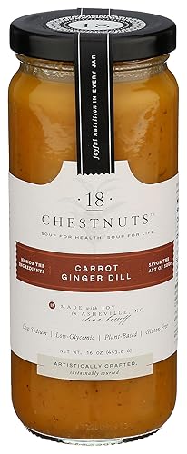 18 Chestnuts, Soup Carrot Ginger Dill, 16 Ounce
