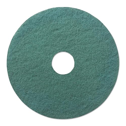 Boardwalk BWK4020GRE 20 in. dia. Heavy-Duty Scrubbing Floor Pads - Green 4 Pack of 5