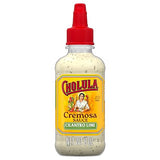 Cholula Cremosa Sauce, Cilantro Lime, Mild Heat, Creamy Squeezable Topping for Tacos, Enchiladas, Soup, Tostadas, Eggs and More, 8 fl oz