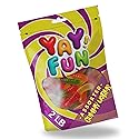 Assorted Gummy Worms Candy, Halal Candy Bulk 2 Pound Bag | Fruit Flavored Gummy Worms Candy | Sweet & Chewy Worm Gummies for Parties, Candy Buffets