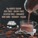 Pure Cacao Powder Organic Unsweetened & Raw | Premium USDA Organic Cacao Powder for Baking Smoothies and Hot Chocolate | Non-Alkalized No Added Sugar Non-GMO Gluten Free Vegan & Kosher (225g)
