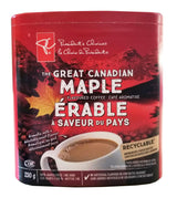 President's Choice The Great Canadian Maple Flavored Coffee, 250g/8.75 oz. Box (Medium Light Roast, Ground, Maple, 100% Arabica, Imported from Canada)