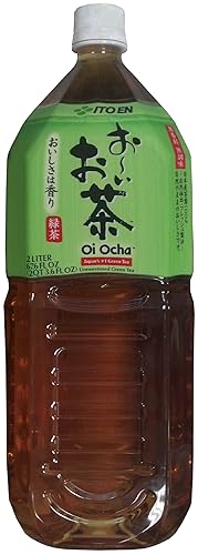 Itoen Unsweetened Green Tea, 67.6-Ounce (Pack of 6)