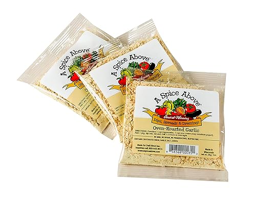 A Spice Above Dip Mix - Roasted Garlic | Refreshing & Creamy Cucumber Herb Dip | Perfect for Easy Cooking, Dips, Spreads & Recipes | All-Natural, No