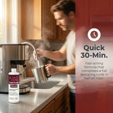 Viskeysta No-Pre-Soak Descaling Solution,Compatible with Ninja Coffee Makers, 500ml Bottle for 4 Uses