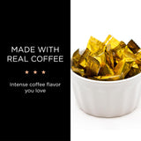 Milk Coffee Candy | 1 Lb Bag - 125 Count | Coffee Hard Candy Individually Wrapped | Caffeinated Candies for Office | Desk & Travel Treat | Creamy