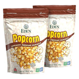 Eden Organic Yellow Popcorn Kernels, Non GMO, Superior Popping Variety, 100% Whole Grain, 20 oz (2-Pack)