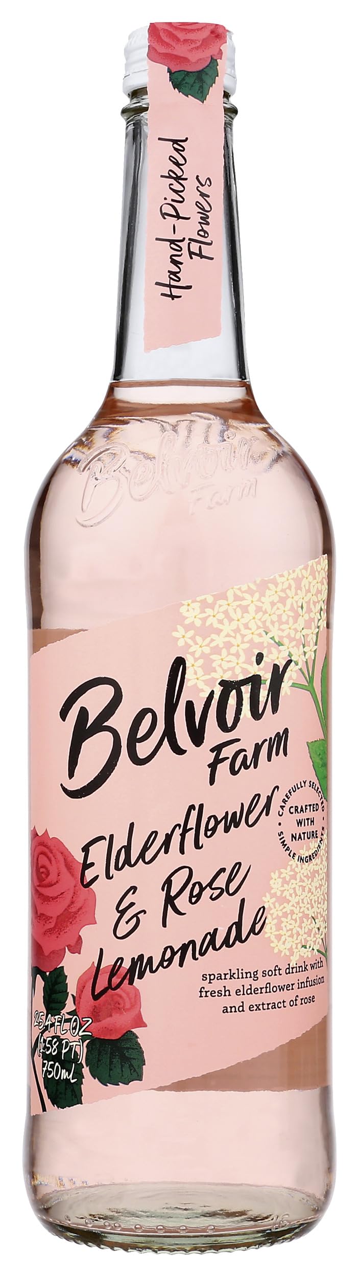 Belvoir Bev Elderflower & Rose Natural, 750 ml