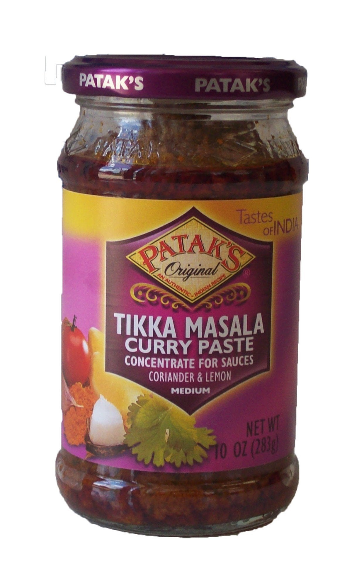 Patak's Tikka Masala Cooking Sauce 15oz (Tangy Lemon & Cilantro)