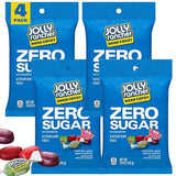 Zero Sugar Jolly Ranchers Hard Candy, 3.6 Ounce Bag (Pack of 4), Sugar Free Candy, Individually Wrapped Hard Candy, The Hampton Popcorn & Candy