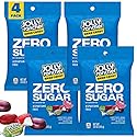 Zero Sugar Jolly Ranchers Hard Candy, 3.6 Ounce Bag (Pack of 4), Sugar Free Candy, Individually Wrapped Hard Candy, The Hampton Popcorn & Candy