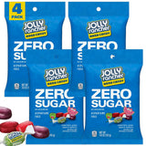 Zero Sugar Jolly Ranchers Hard Candy, 3.6 Ounce Bag (Pack of 4), Sugar Free Candy, Individually Wrapped Hard Candy, The Hampton Popcorn & Candy