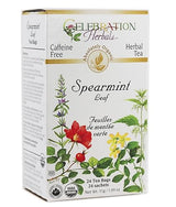CELEBRATION HERBALS Spearmint Leaf Tea Organic 24 Bag, 0.02 Pound