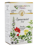 CELEBRATION HERBALS Spearmint Leaf Tea Organic 24 Bag, 0.02 Pound