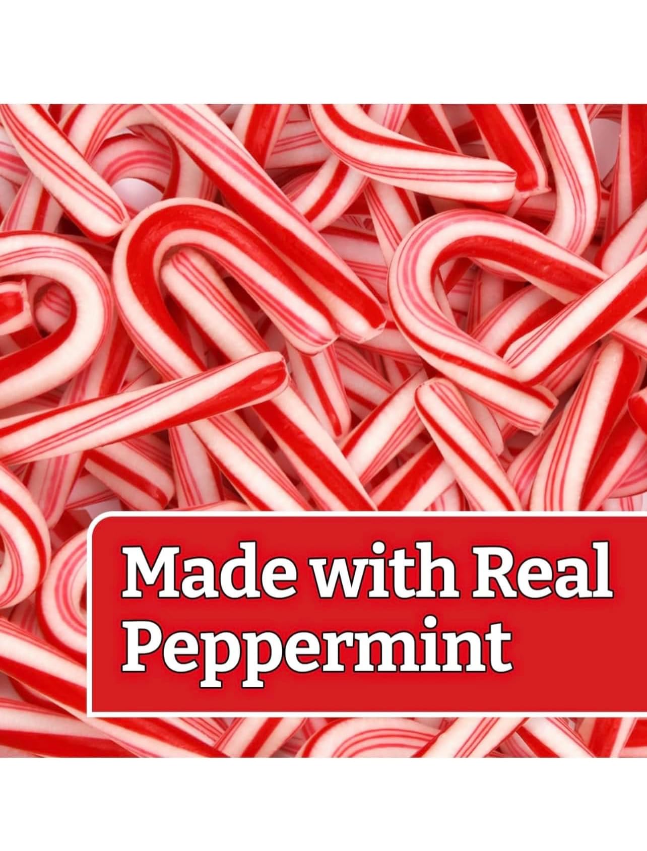 Candy Canes Individually Wrapped | Red and Whites Striped Peppermint Flavored Candy Canes | (100 Count - Mini Candy Canes)