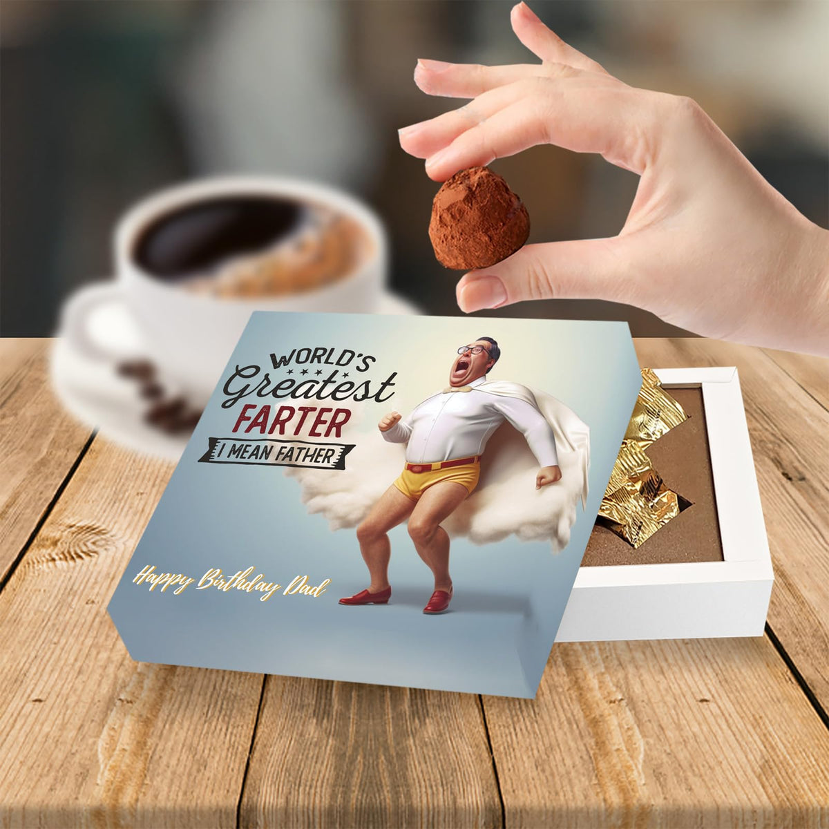 CoolGiftBox Dad Birthday Gift Funny Ideas, Gifts for Father who wants nothing, Father who has everything. Father presents from Daughter or from Kids
